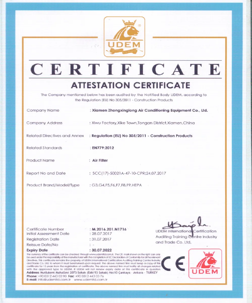 ce certificate of cheap furnace filters ce certificate of cheap furnace filters